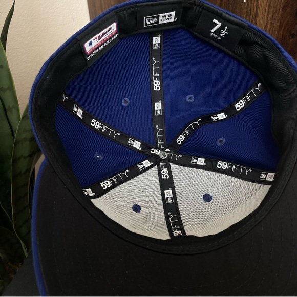 New Era Los Angeles Dodgers royal blue and white baseball cap World Series 2018 - Picture 5 of 6